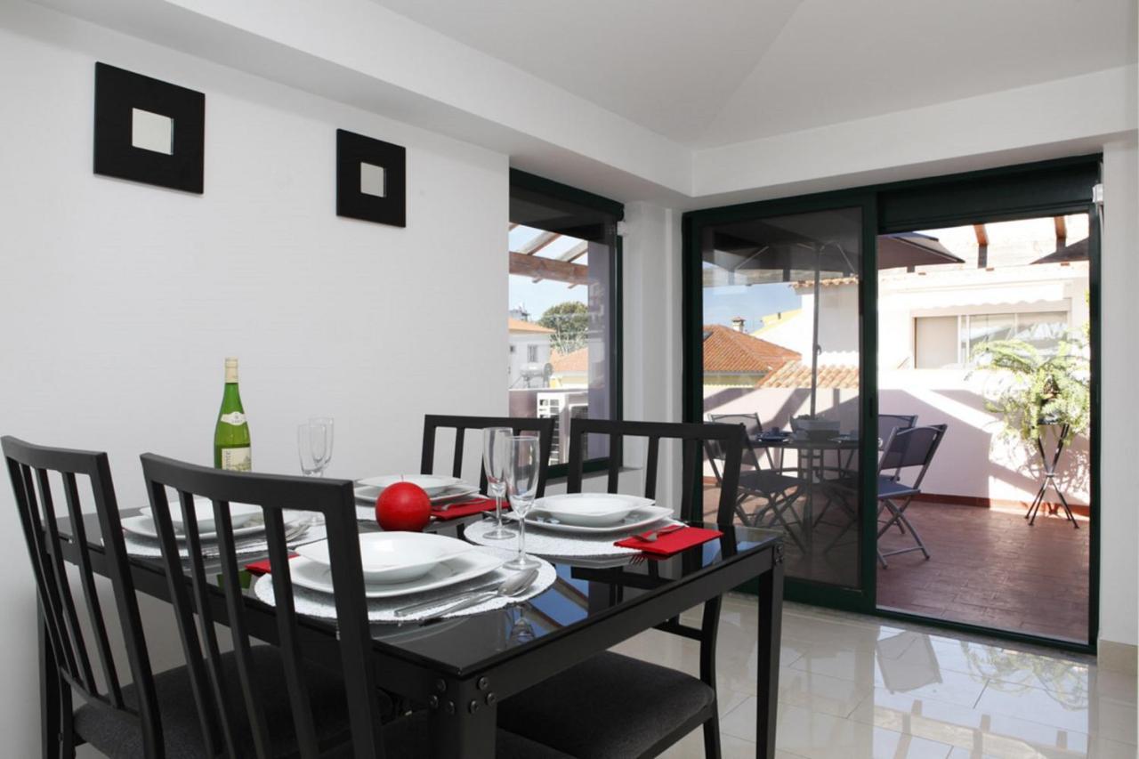 Wondrous Terrace Apartment In Cascais Center Екстер'єр фото